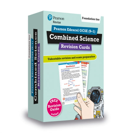 Revise Edexcel GCSE 91 Combined Science Foundation Revision Cards