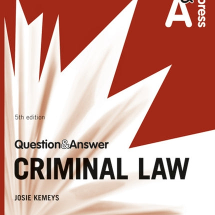Law Express Question and Answer Criminal Law