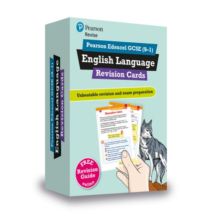 Revise Pearson Edexcel GCSE 91 English Language Revision Cards