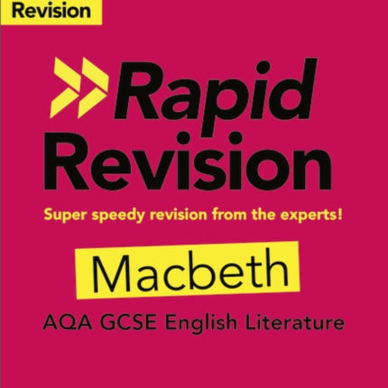 York Notes for AQA GCSE 91 Rapid Revision Guide