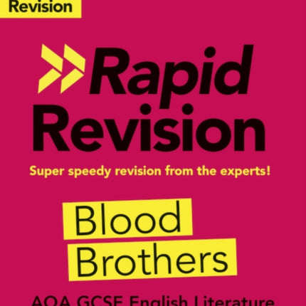 York Notes for AQA GCSE 91 Rapid Revision Guide