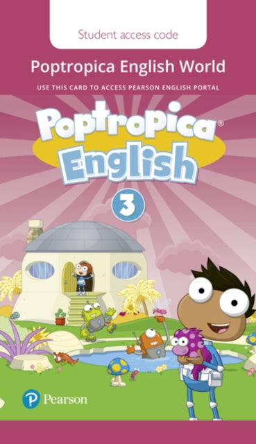 Poptropica English American Edition 3 Student PEP Access Card