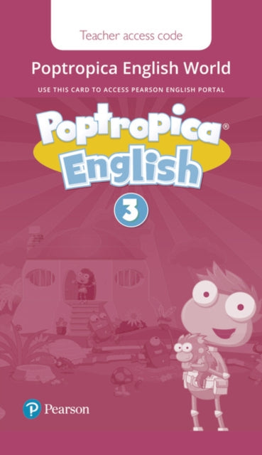 Poptropica English American Edition 3 Teacher PEP Access Card