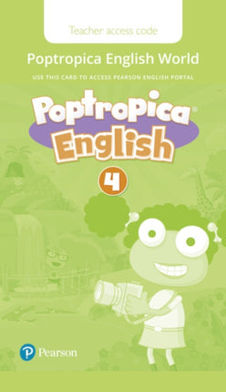 Poptropica English American Edition 4 Teacher PEP Access Card