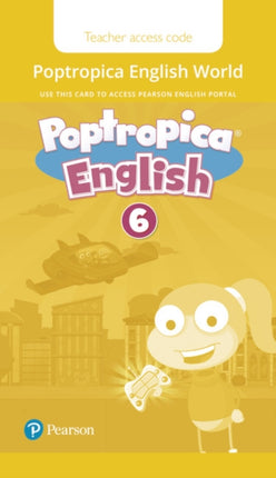 Poptropica English American Edition 6 Teacher PEP Access Card