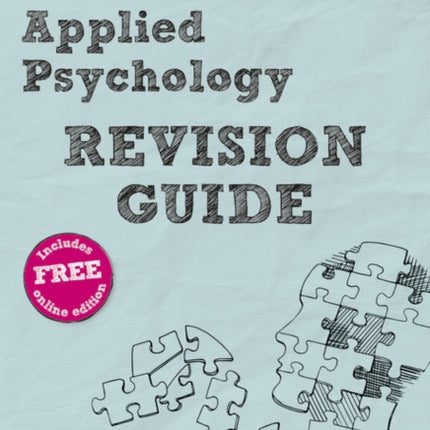 Pearson REVISE BTEC National Applied Psychology Revision Guide inc online edition  for 2025 exams