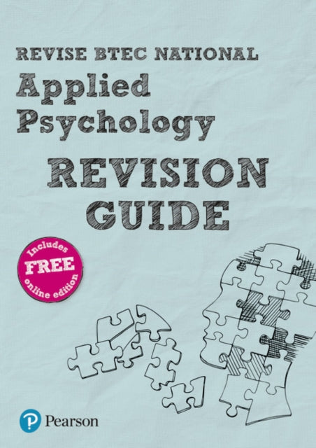 Pearson REVISE BTEC National Applied Psychology Revision Guide inc online edition  for 2025 exams