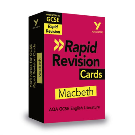 York Notes for AQA GCSE 91 Rapid Revision Cards