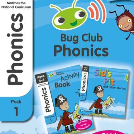 Phonics  Learn at Home Pack 1 Bug Club Phonics Sets 13 for ages 45 Six stories  Parent Guide  Activity Book