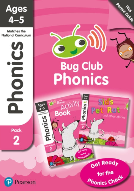 Bug Club Phonics Learn at Home Pack 2 Phonics Sets 46 for ages 45 Six stories  Parent Guide  Activity Book