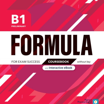 Formula B1 Preliminary Coursebook and Interactive eBook without Key with Digital Resources  App