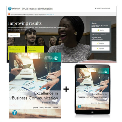 Excellence in Business Communication Global Edition  MyLab Business Communication with Pearson eText Package