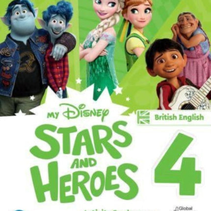 My Disney Stars and Heroes British Edition Level 4 Activity Book with eBook