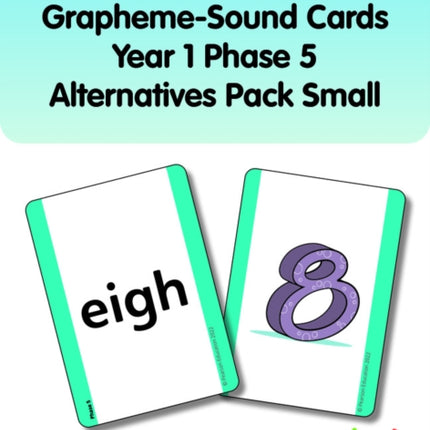 Bug Club Phonics GraphemeSound Cards Year 1 Phase 5 Alternatives Pack Small