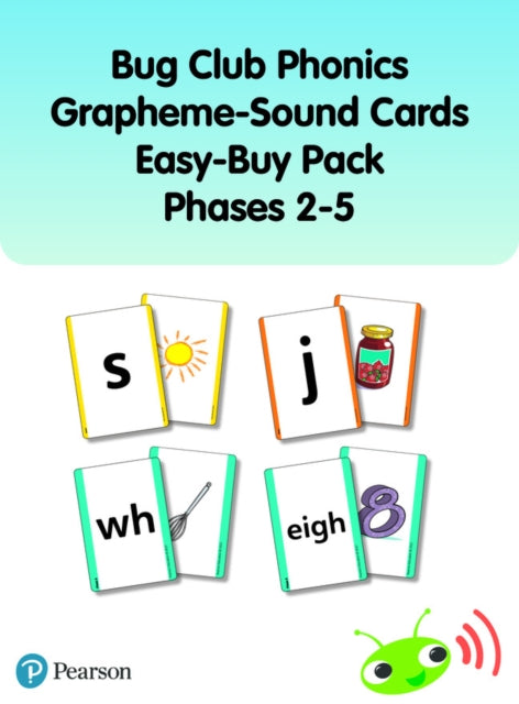 Bug Club Phonics GraphemeSound Cards EasyBuy Pack Phases 25