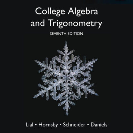 College Algebra and Trigonometry, Global Edition