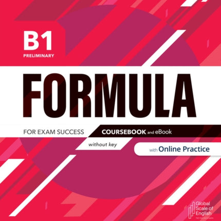 Formula B1 Preliminary Coursebook without key  eBook with Online Practice Access Code