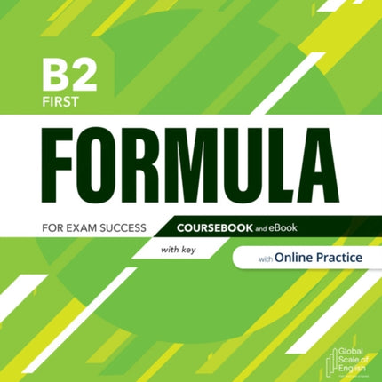 Formula B2 First Coursebook with key  eBook with