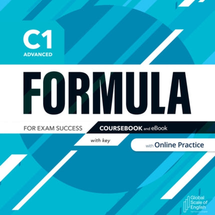 Formula C1 Advanced Coursebook with key  eBook with Online Practice Access Code