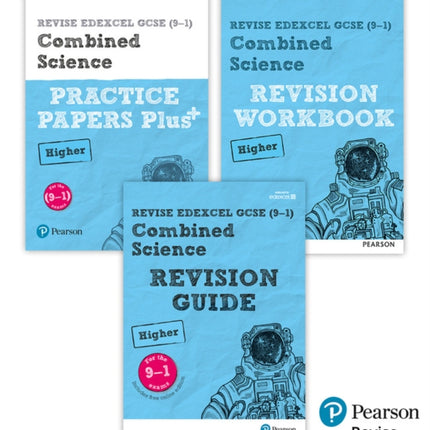 New Pearson Revise Edexcel GCSE Combined Science Higher Complete Revision  Practice Bundle incl. online revision and quizzes  for 2025 and 2026 exams