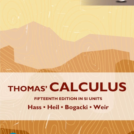 Thomas' Calculus, SI Units