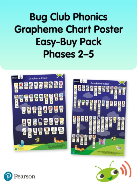 Bug Club Phonics Grapheme Poster EasyBuy Pack Phases 25