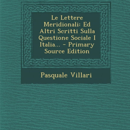 Le Lettere Meridionali