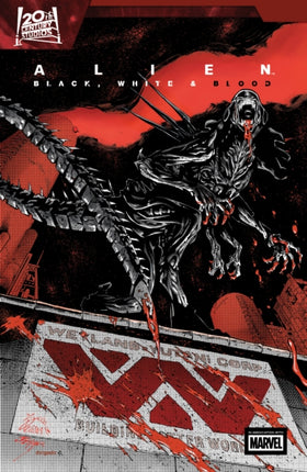 ALIEN BLACK WHITE  BLOOD