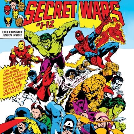 MARVEL ARCHIVE EDITION MARVEL SUPER HEROES SECRET WARS GALLERY EDITION MIKE ZECK ORIGINAL FIRST ISSUE COVER