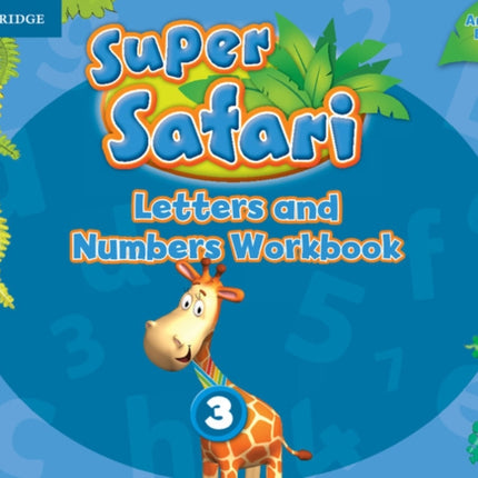 Super Safari American English Level 3 Letters and Numbers Workbook
