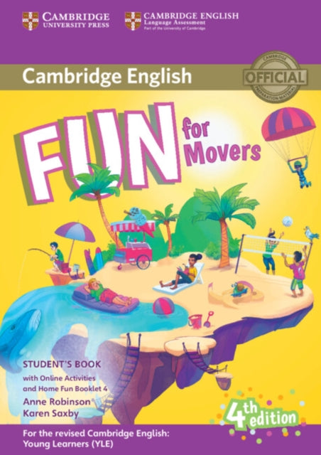 Fun for Movers Students Book with Home Fun Booklet 4 Fourth Edition con actividades online