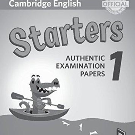 Cambridge English Starters 1 for Revised Exam from 2018 Answer Booklet