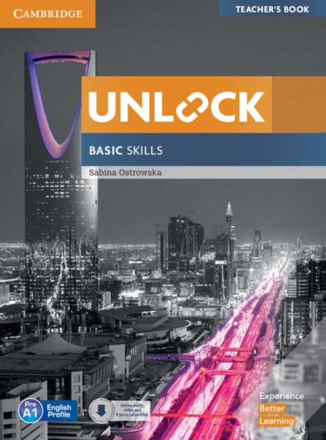 Unlock Basic Skills Teachers Book with Downloadable Audio and Video and Presentation Plus