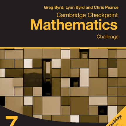 Cambridge Checkpoint Mathematics Challenge Workbook 7