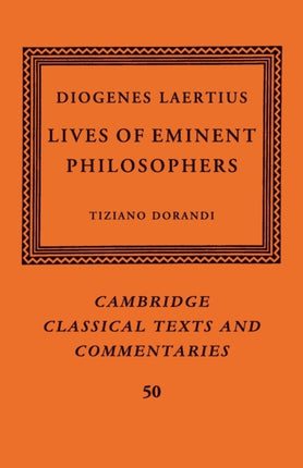 Diogenes Laertius Lives of Eminent Philosophers