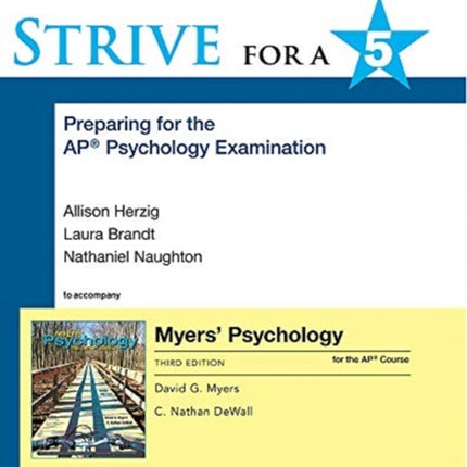 Strive for a 5 Preparing for the AP Psychology
