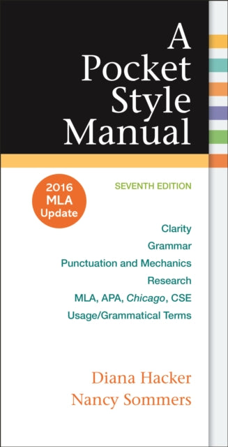 A Pocket Style Manual with 2016 MLA Update