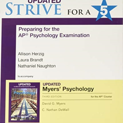 Updated Strive for a 5 Preparing for the AP