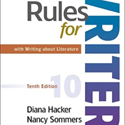 Rules for Writers with Writing about Literature (Tabbed Version)