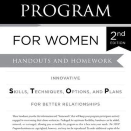 The STOP Program for Women  Handouts and Homework