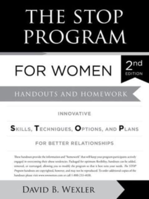 The STOP Program for Women  Handouts and Homework