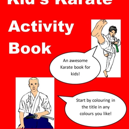 Kids Karate Activity Book