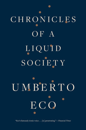 Chronicles Of A Liquid Society