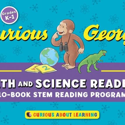 Curious George Math & Science Readers: 10-Book Stem Reading