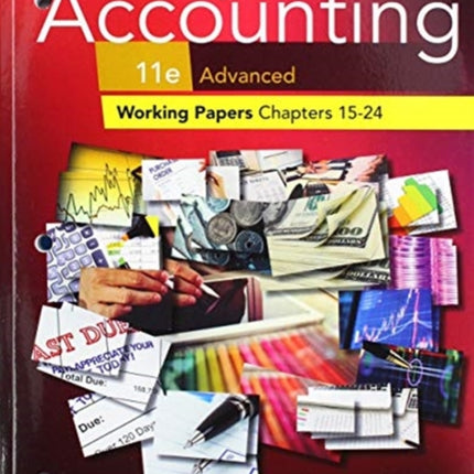 Print Student Working Papers Chapters 1524 for Century 21  Accounting Advanced 11th