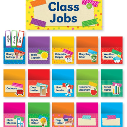 Tape It Up! Class Jobs Bulletin Board