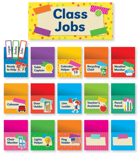 Tape It Up! Class Jobs Bulletin Board