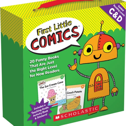 First Little Comics Levels C  D Parent Pack