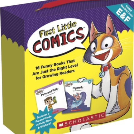 First Little Comics: Levels E & F (Parent Pack): 16 Funny Books That Are Just the Right Level for Growing Readers