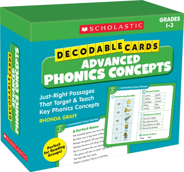 Decodable Cards Advanced Phonics Concepts